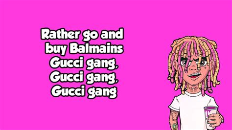 gucci ganhg testo|Lil Pump – Gucci Gang Lyrics .